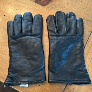 Men's Black Leather Gloves